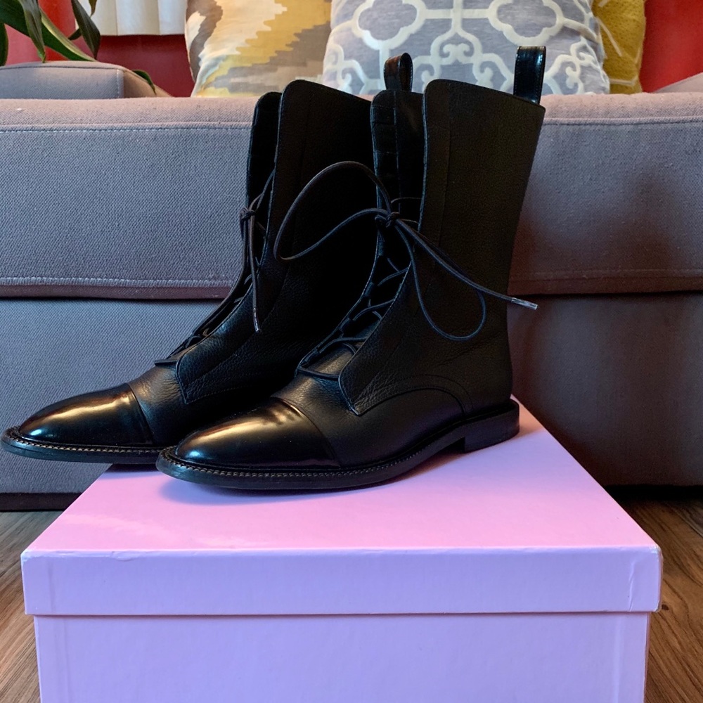 Inch2 Leather Brogue Boots